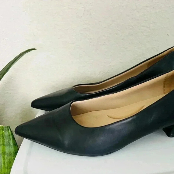 DREAM PAIRS Women's Chunky Heels Closed Toe Low Block Work Shoes Pointed Toe - Picture 13 of 14